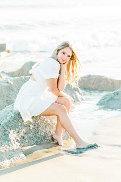 Senior Photos at Atlantic Beach NC Kelsie Zeagler
