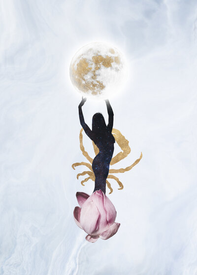 Scorpio zodiac collage