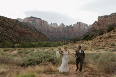 Utah Elopement Photographer in Zion National Park