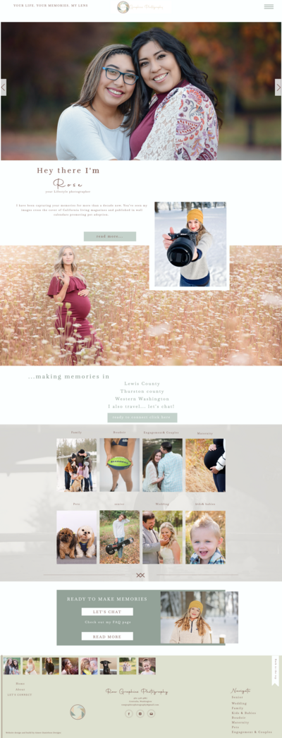 PNW Website Screen shot