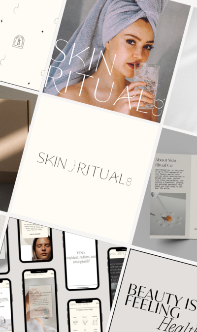 Skincare Studio tiled image layout