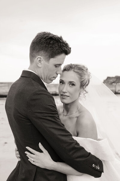 Happy care free warrnambool wedding couple