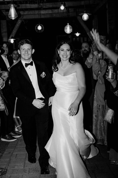 Northern California wedding photographer photographing Bride and Groom Exit