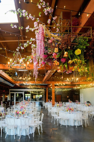 Whimsical Wedding Floral Installation