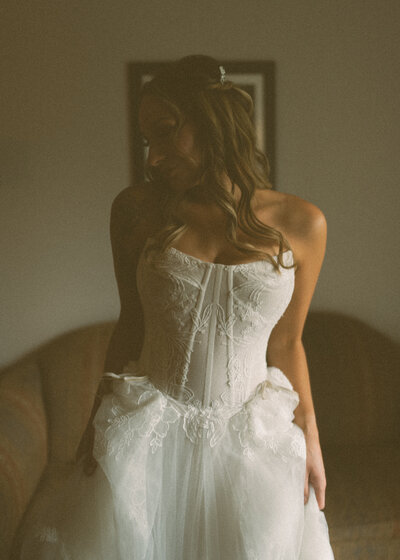 Wedding Getting Ready photo of Bride in Canmore, Alberta