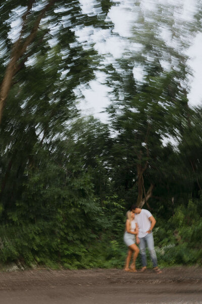 beach engagement photos