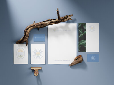 identity design and showit website design  for a PMA homeopathy clinic