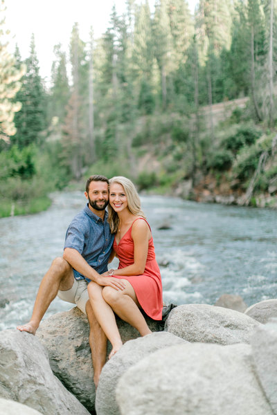 Logan Almond, Senior and Portrait photographer in Nashville with her husband