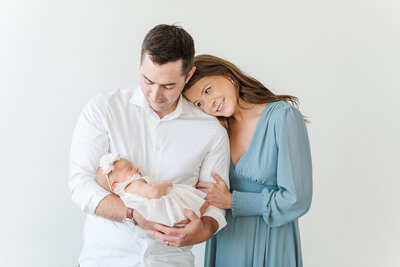 Natural Light Studio Newborn Baby Girl Light and Airy Timeless Client Closet Elena Spraguer Photography 0016