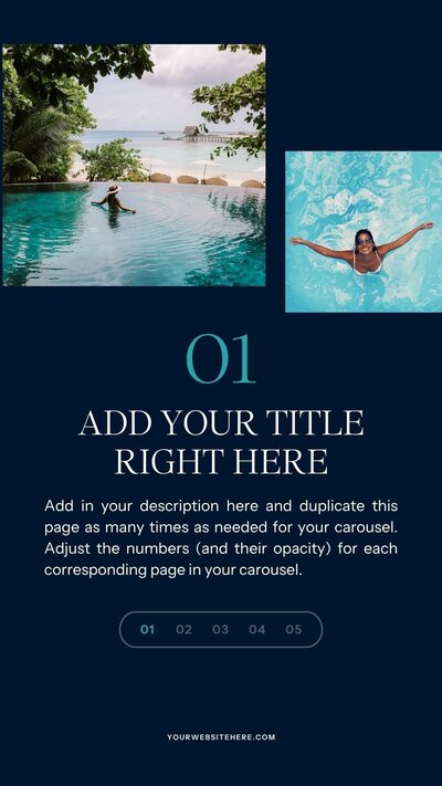 dark navy design for instagram story