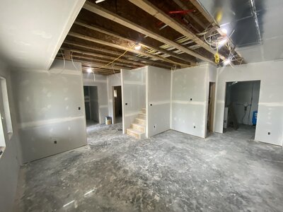 Commercial drywall project in Fort Frances – finished walls