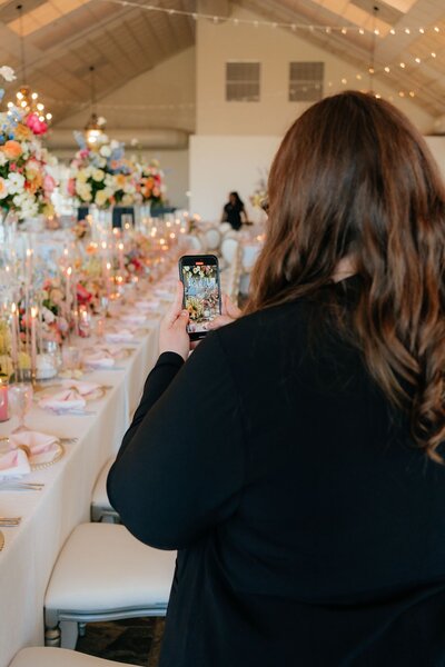 wedding content creator at edward anne estate at bavaria downs