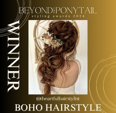 Boho updo
