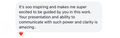 Client review highlighting how Her Higher Standard’s branding process gave her clarity, confidence, and a cohesive visual identity.