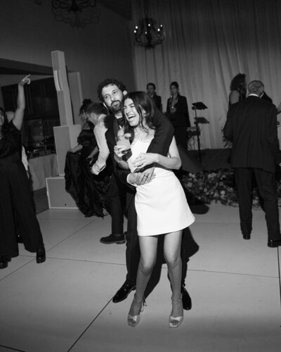 Bel Air Bay Club black tie wedding reception.