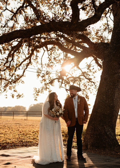 Texas Elopement At Sunset | Angie Rich Photographer