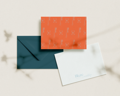 Blaze C Salt Social Co Envelope and Letters