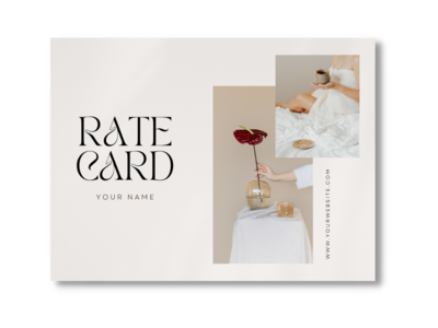 Rate Card Template