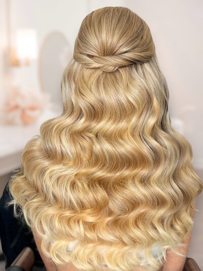 Hair Up Hair Down Blonde