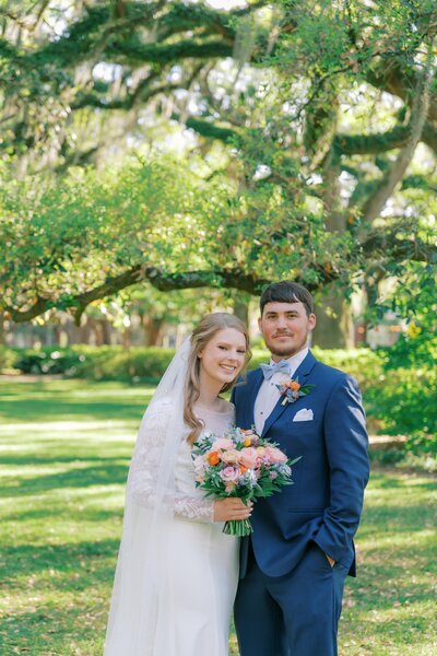 Katy + Slade's elopement at Forsyth Park, Ssvannah