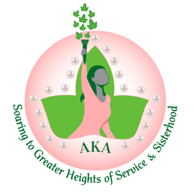 aka program logo "soring to greater heights of service & sisterhood