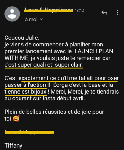 temoignage Tifany