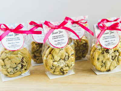 Beautifully packaged gourmet cookies, perfect for gifts and special orders.