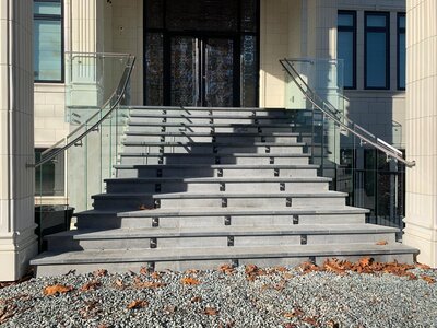 Curved Glass Railing