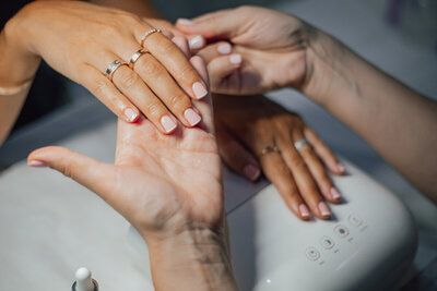 Treatments for hands at Missy's Beauty Nantwich  - Showing a finished manicure