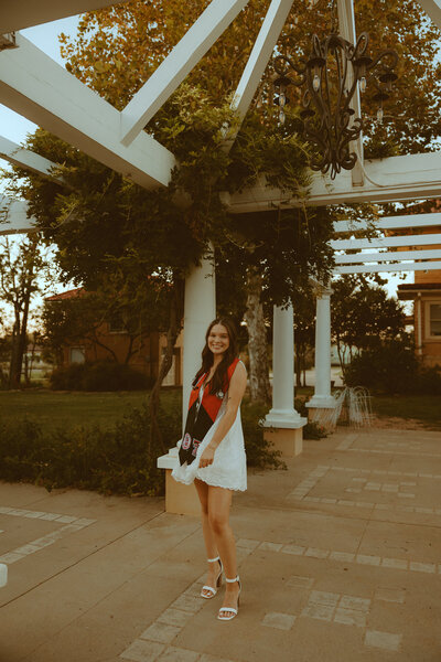 Botanical senior session in Abilene, TX