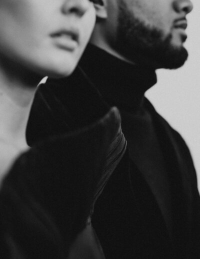 closeup of a couple