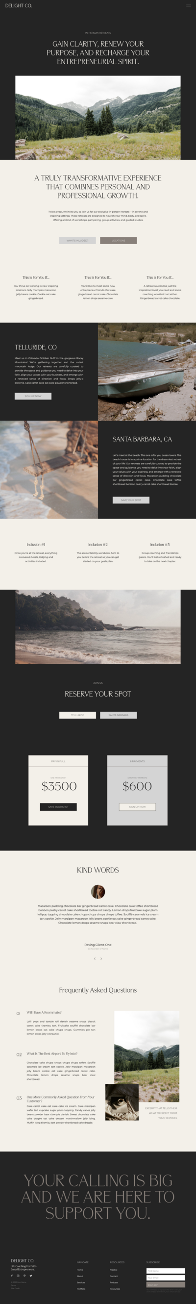 Delight - Retreats