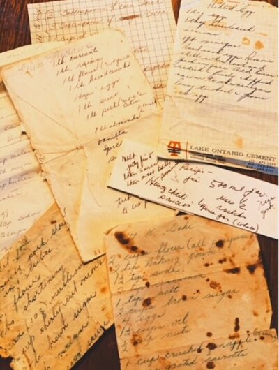 Old letters written by Sybil