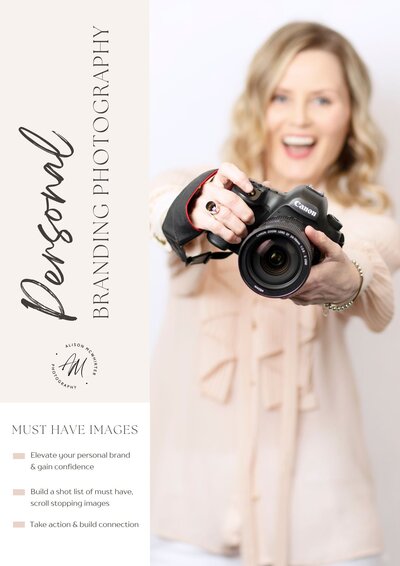 Cover of free guide: Personal Branding Photography Must Have Images by Alison McWhirter Photography