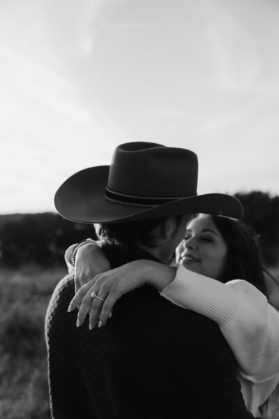couple holding each other