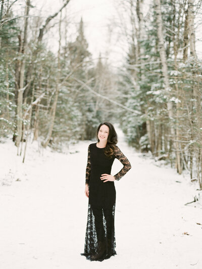 Julia Starkey the lead photographer for julia rebecca photography in the adirondacks