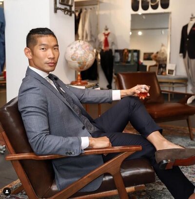 Director Package featuring a curated capsule wardrobe for executive style
