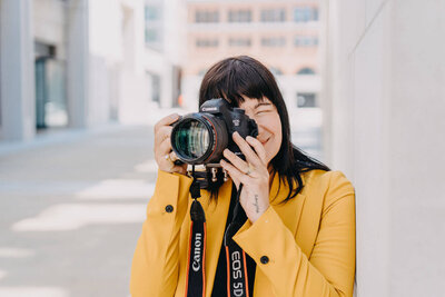 Editorial Style Shot Bride at London Bar