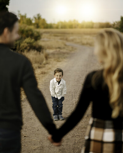 Fall family session highlands ranch