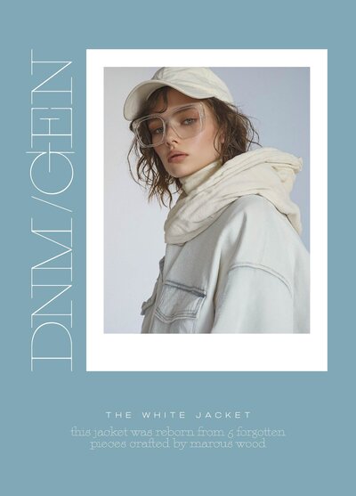 lookbook layout of dnm gen brand
