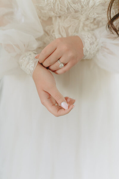 Bride and groom portraits at Sonnenberg Gardens, New York