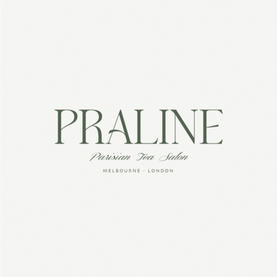Feminine, elegant, French inspired visual/brand identity design for a Parisian Tea Salon