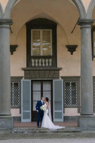 Elegant Tuscan Rustic table setting in brown, sage, ivory with gold touches