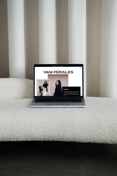 Visual mockups showcasing branding and website design projects by Ruby Works Co.™