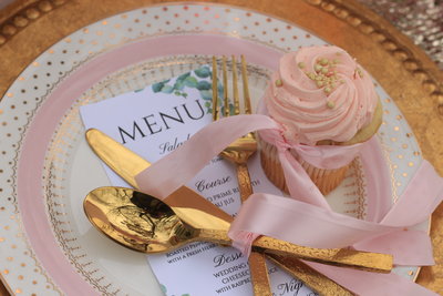 place setting for a party