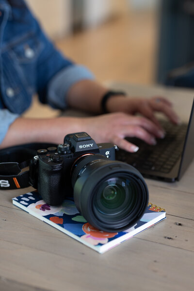 Photographer branding photo Sony Camera