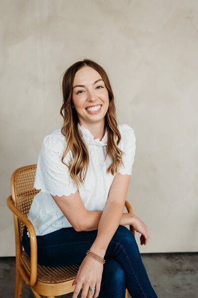woman smiling at camera