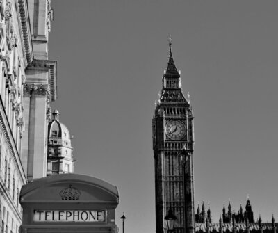 Big Ben in London England the Great Bell of the Great Clock of Westminster