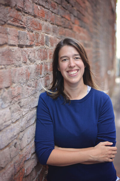 woman smiling