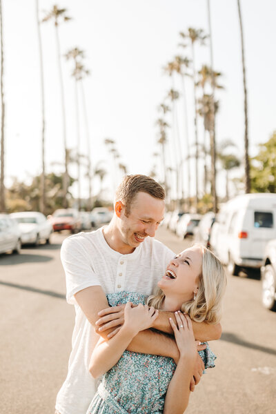 Blurry photo of a couple holding hands on the beach